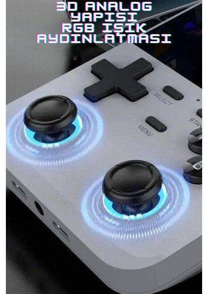 D-007 10000+ Oyunlu 3.5inç Hd Ekran Premium Retro Arcade Oyun Konsolu Atari