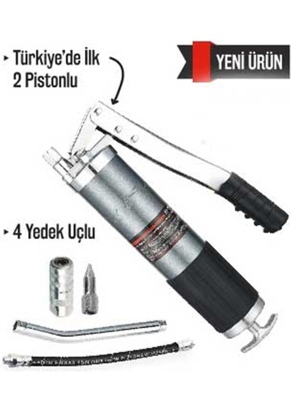 600 cc Gress Tabancası 2 Piston CMC4818