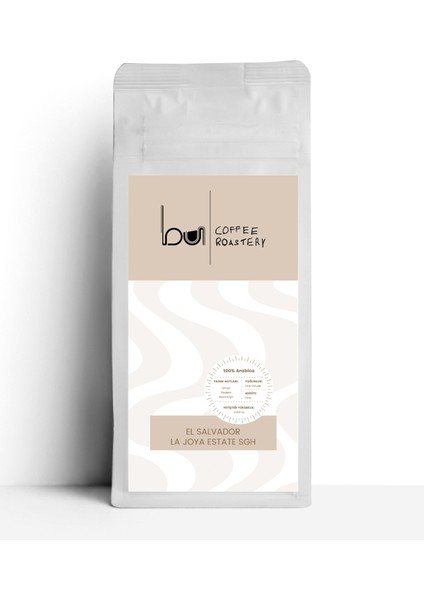 El Salvador La Joya Estate Shg Yöresel Kahve 250GR (Çekirdek)