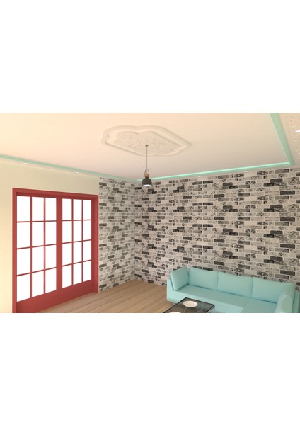 Lamba Tavan Göbeği DC-81-Dikdörtgen-125 cm x 86 cm fiyatları