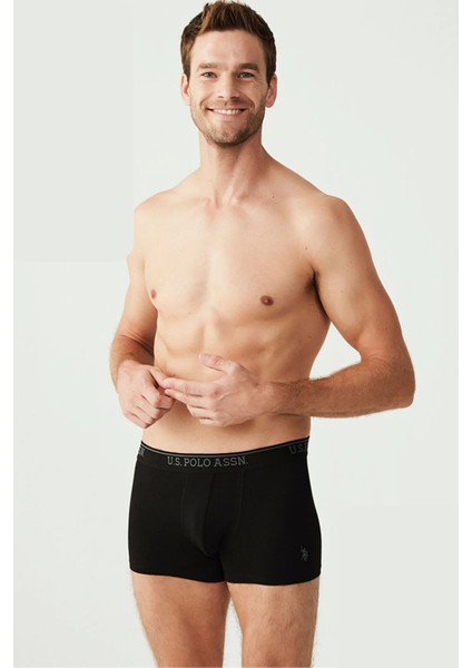 Erkek Siyah - Antrasit - Lacivert 3'lü Boxer U.S. Polo Assn./80097 fırsatları