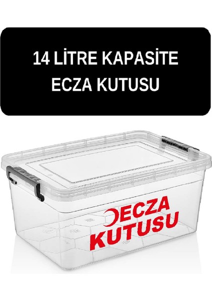 Kızılay Logolu 3 Adet 20 Lt 14 Lt 9 Lt Ecza Kutusu Ecza Dolabı Çantası Ilaç Kutusu Ilaç Saklama