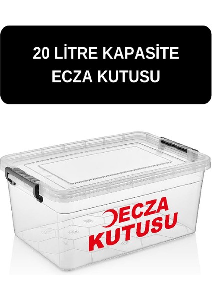 Kızılay Logolu 3 Adet 20 Lt 14 Lt 9 Lt Ecza Kutusu Ecza Dolabı Çantası Ilaç Kutusu Ilaç Saklama