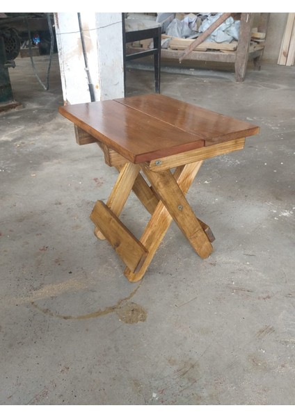 Ender Ahşap Katlanabilir Tabure, Katlanabilir Tabure, Kamp Taburesi, Piknik Taburesi
