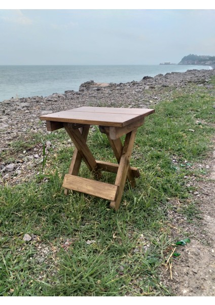 Ender Ahşap Katlanabilir Tabure, Katlanabilir Tabure, Kamp Taburesi, Piknik Taburesi indirimleri
