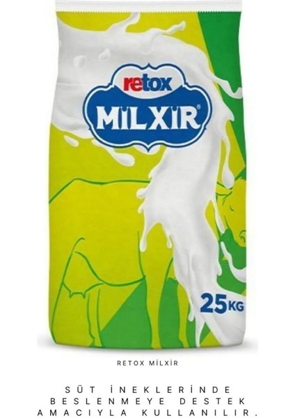 Retox Milxir Süt Inekleri Için Yem Katkı 25 kg