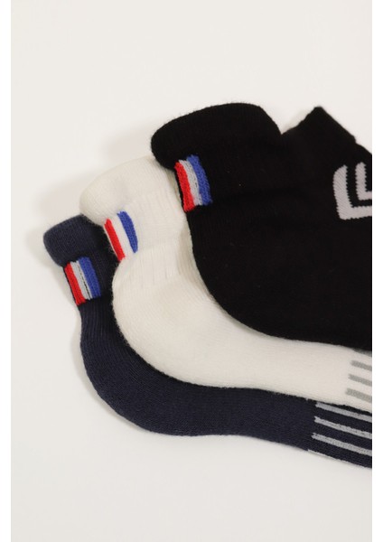 3'lü Paket Golf Unisex Step Çorap Siyah/beyaz/lacivert fiyatları