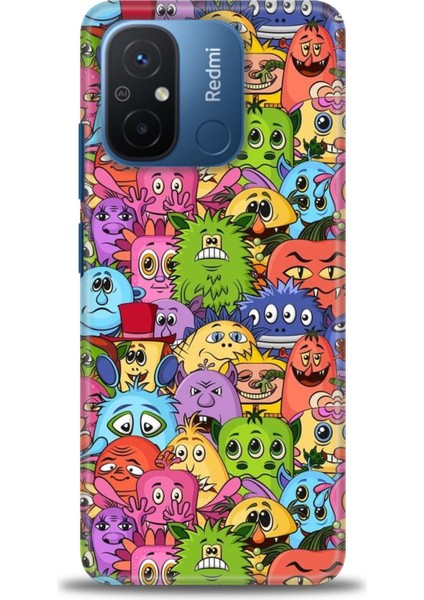 Xiaomi Redmi 12C Uyumlu Kılıf Hd Baskılı Kılıf - 282