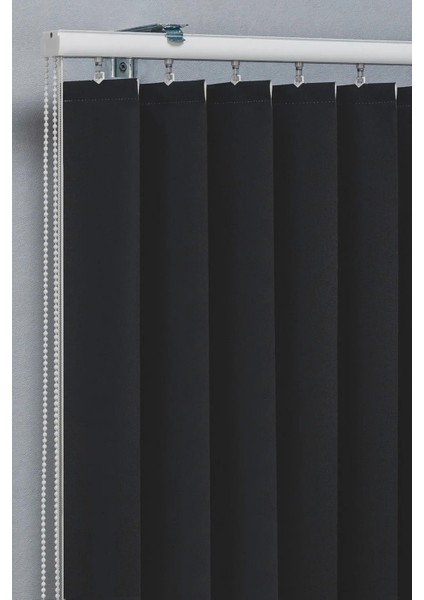 Siyah Blackout Dikey Perde Döndürülebilen Tam Açık Ya Da Tam Kapalı Kumaş Dikey fiyatları