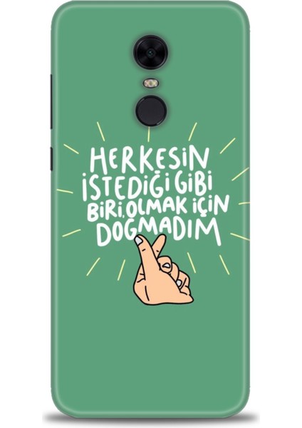 Xiaomi Redmi 5 Plus Uyumlu Kılıf Hd Baskılı Kılıf - 1079