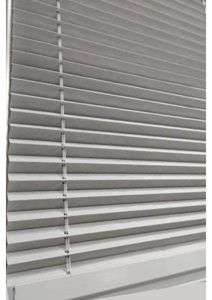 Gri Cam Balkon ve Ofis Plisse PERDE(PLAIN004)