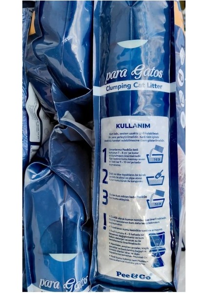 Hs Pee&Go Para Gatos Beyaz Çiçek Kokulu Toz Yapmayan Topaklanan Kedi Kumu 10 L modelleri