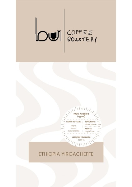 Ethiopia Yirgacheffe Yöresel Kahve 250 gr (Öğütülmüş) fiyatları