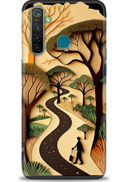 Realme 5 Pro Uyumlu Kılıf Hd Baskılı Silikon Kılıf - 615