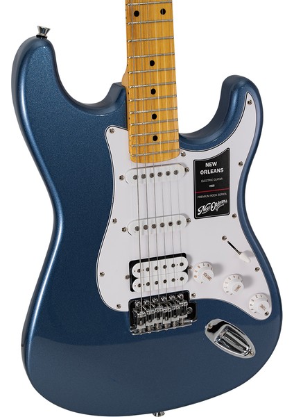 New Orleans NHS9720BLU Hss Elektro Gitar