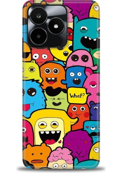 Realme Note 50 4g Uyumlu Kılıf Hd Baskılı Silikon Kılıf - 289