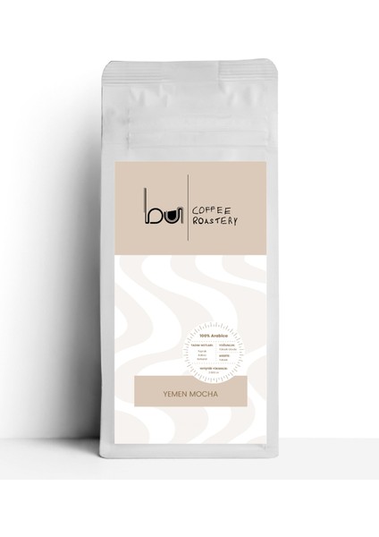 Bu Coffee Roastery Yemen Mocha Yöresel Kahve 250 gr (Çekirdek)