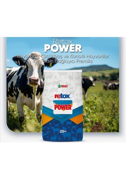 Retox Power Verim Düşüklüğü Için Hayvan Yem Katkı 25 kg Kraft indirimleri