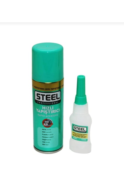 Steel 100ML+8GR Hızlı Yapıştırıcı