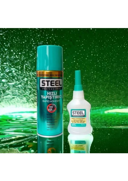 Steel 100ML+8GR Hızlı Yapıştırıcı