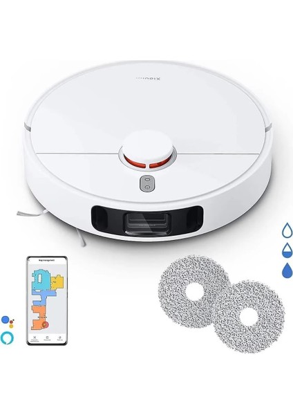 S10+ Premium Robot Vacuum Halı Tanıma Fonksiyonlu Robot Süpürge Luciole Lambader Hediyeli