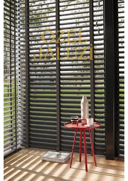 Siyah 50 Mm Ahşap Jaluzi modelleri