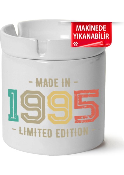 Çakılap Retro Baskılı Porselen At-Söndür Küllük (Kl-Rtr)