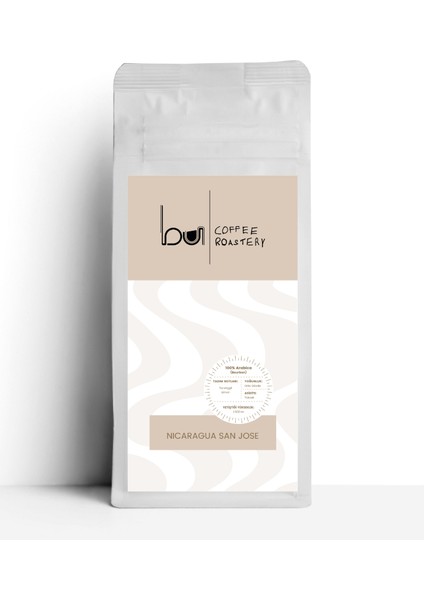 Bu Coffee Roastery Nicaragua San Jose Yöresel Kahve 250 gr (Öğütülmüş)