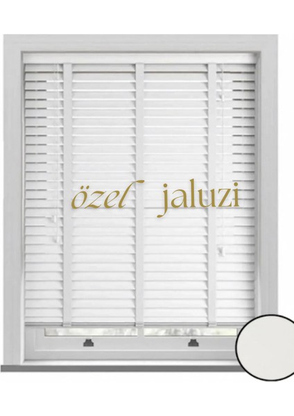 Beyaz 50 Mm Ahşap Görünümlü Jaluzi fiyatları