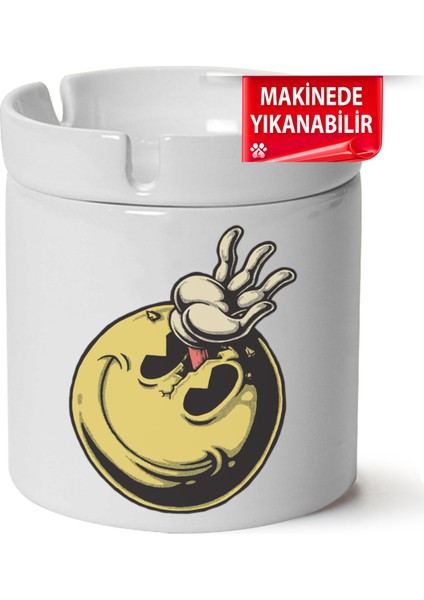 Çakılap Custom Baskılı Porselen At-Söndür Küllük (Kl-Krs)