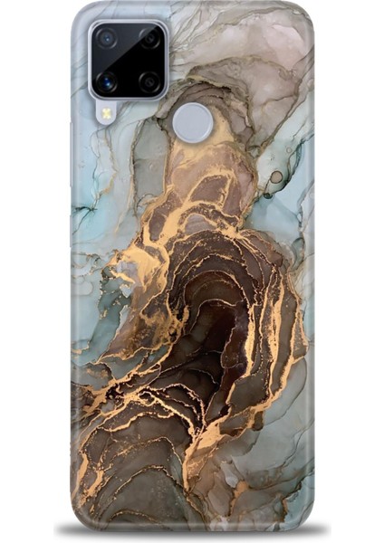 Realme C15 Uyumlu Kılıf Hd Baskılı Silikon Kılıf - 219