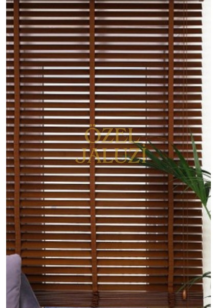 Kahverengi 50 Mm Ahşap Jaluzi modelleri
