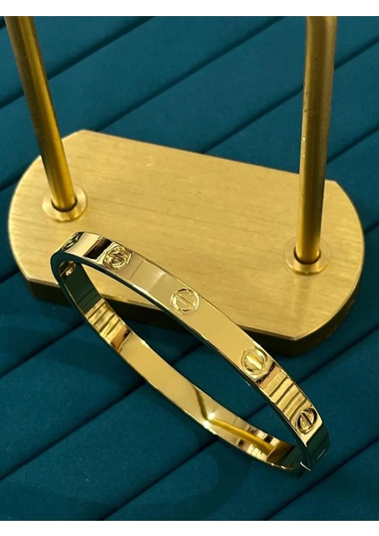 Çelik Gold Bileklik 24858