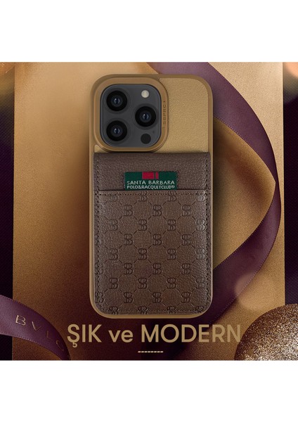 Polo Racquet Club Apple iPhone 13 Pro Hulda Kartvizitli Kapak - Kahverengi 374113 fiyatları