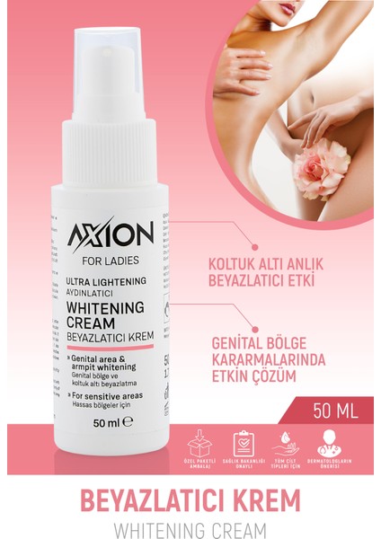 Axıon Krem Ultra Koltuk Altı Genital Bölge 50 ml