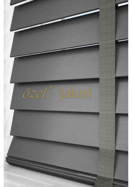 Antrasit 50 Mm Ahşap Görünümlü Jaluzi fiyatları