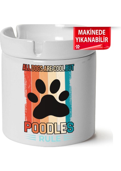 Sevimli Köpek Baskılı Porselen At-Söndür Küllük (Kl-Hyvn-Kpk)