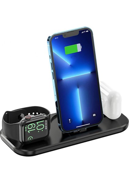 FXN-A32 3 In 1 Kablosuz Iphone Watch Wireless Hızlı Şarj Standı