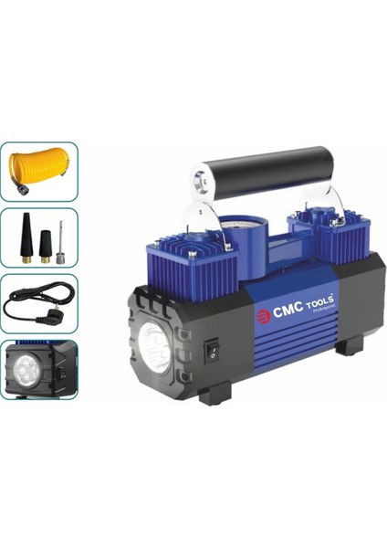 Hava Kompresörü Çift Piston Fiş Girişli CMC6867