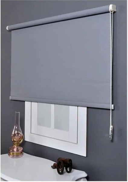 Antrasit Mat Stor Perde Etek Dilimsiz Güneşlik Perde Güneşlik Stor Perde fiyatları