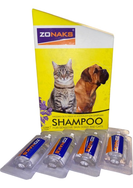 Kedi ve Köpek Parazit Şampuanı 10 ml x 20 Adet