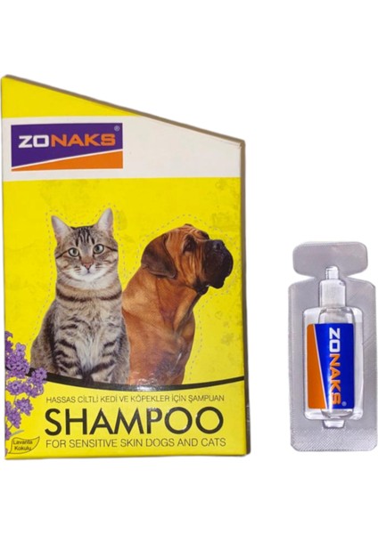 Kedi ve Köpek Parazit Şampuanı 10 ml x 20 Adet