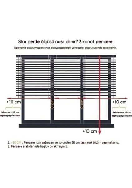 Beyaz Blackout (Karartma) Stor Perde