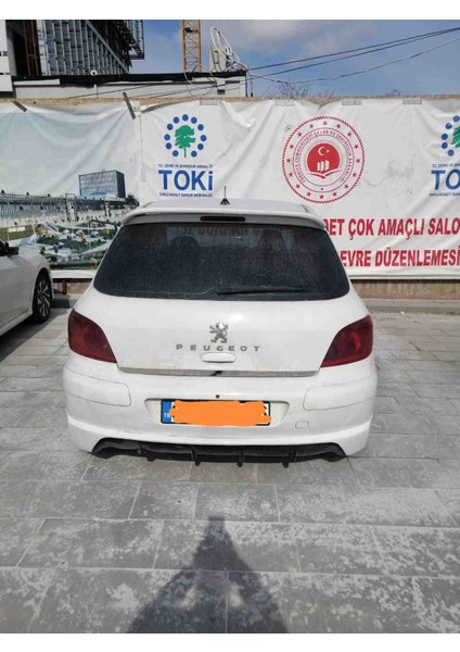 Oto Modifiyecim Peugeot 307 Arka Tampon Ek Difüzör