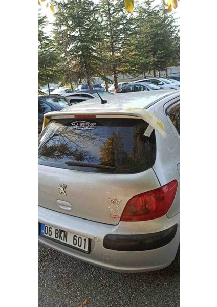 Oto Modifiyecim Peugeot 307 Bagaj Üstü Spoiler