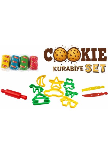 Oyun Hamuru Kurabiye Seti - Orta Boy
