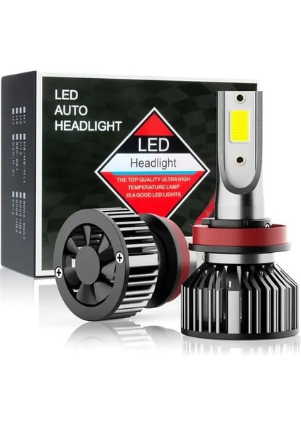 Nissan Qashqai Visia 2020 H11 V6 Mini Uzun Far Ampulü Şimşek Etkli LED Xenon