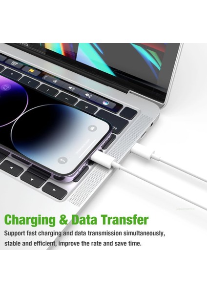 Macbook Ipad Iphonex / 12 - Mini Uyumlu 20W Adaptör Kablo Usb-C Pd Hızlı Şarj Aleti