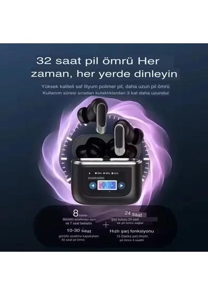 V8 Kulak İçi Bluetooth Kulaklık Siyah