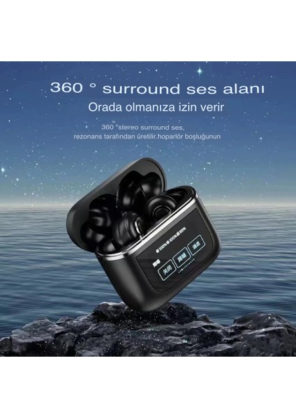 V8 Kulak İçi Bluetooth Kulaklık Siyah